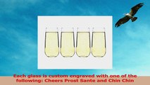 Cathys Concepts Cheers Stemless Champagne Flutes Set of 4 1185b632