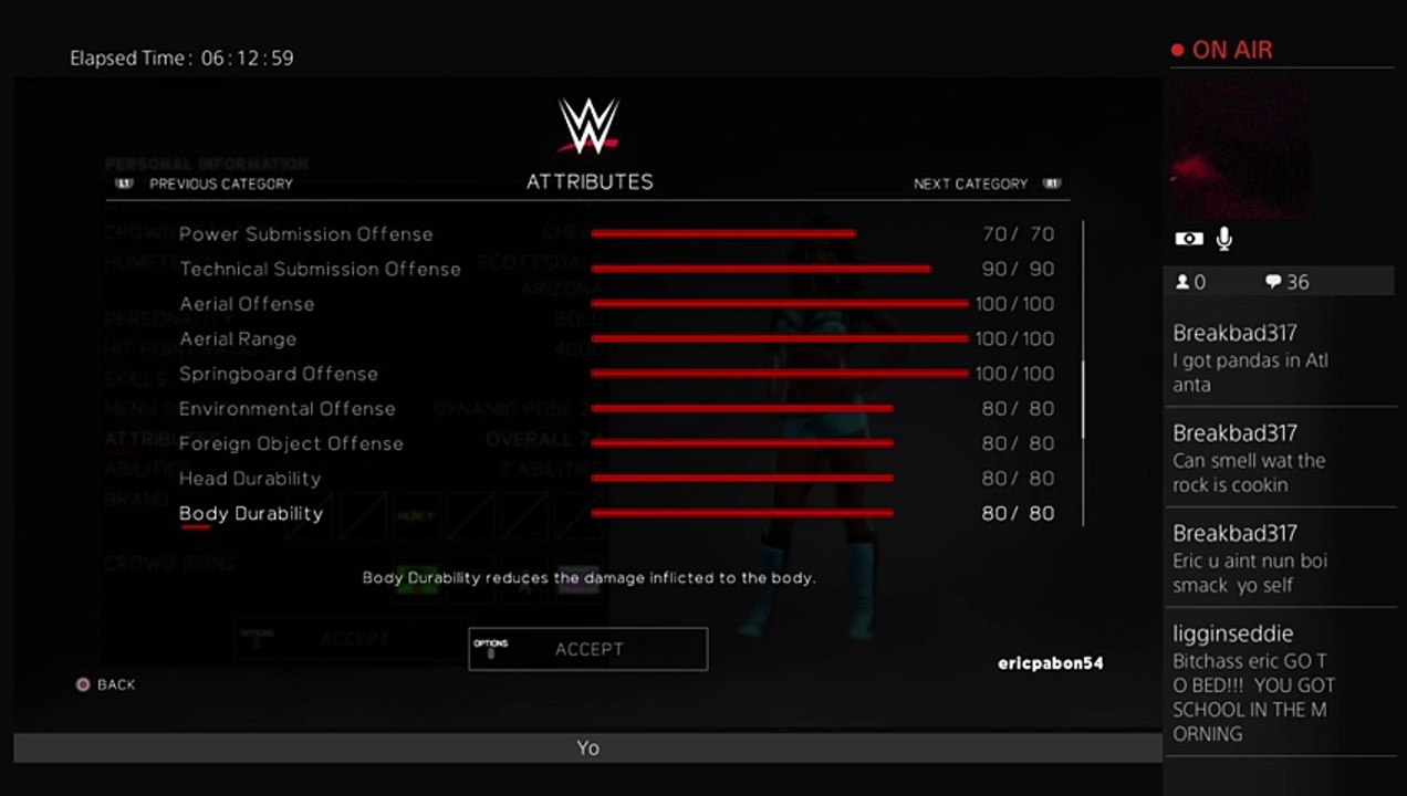 ericpabon54's also get less view in trolls like block then ps4 Live PS4 Broadcast (376)