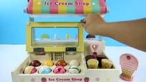 MAGNETIC ICE CREAM Shop with Ice-Cream Scoop - Tasty Flavors and Powerful Magnets