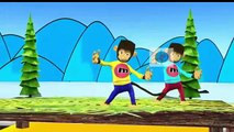 Five Little Monkeys Jumping on The Bed | Popular Super Power Monkeys Animation Rhymes