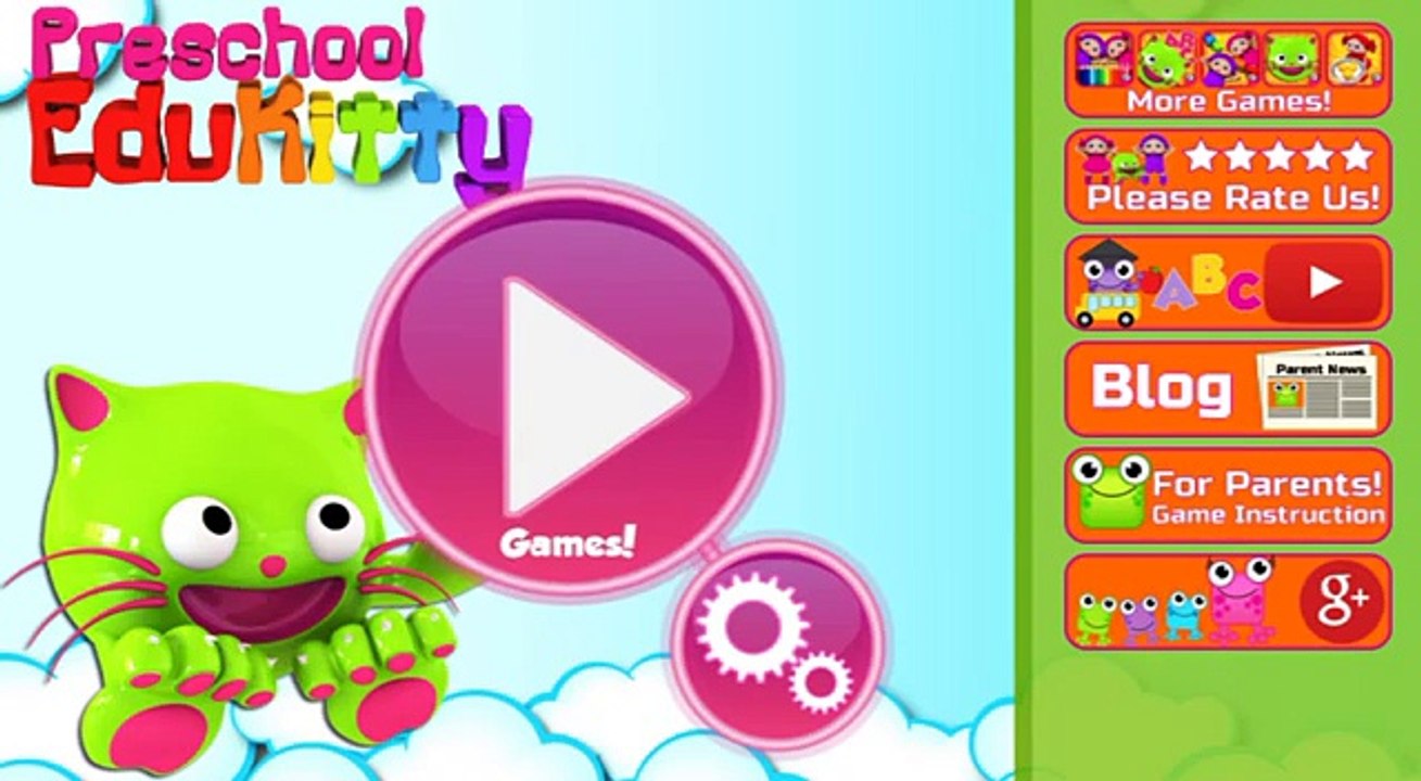 Preschool EduKitty Toddlers Cubic frog Gameplay app apps learning educational games