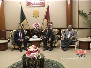 রাষ্ট্রপতির সঙ্গে বিদায়ী নির্বাচন কমিশনারদের সাক্ষাত