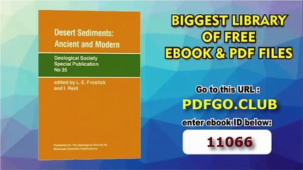 Desert Sediments_ Ancient and Modern (Geological Society Special Publication)