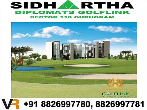 First Golf Link Project On Dwarka Expressway Sidhartha Diplomats Golf Link Sector 110 Gurgaon 8826997780
