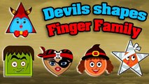 Devils Shapes Finger Family Rhyme | Daddy Finger Family Song | Children Rhyme HD