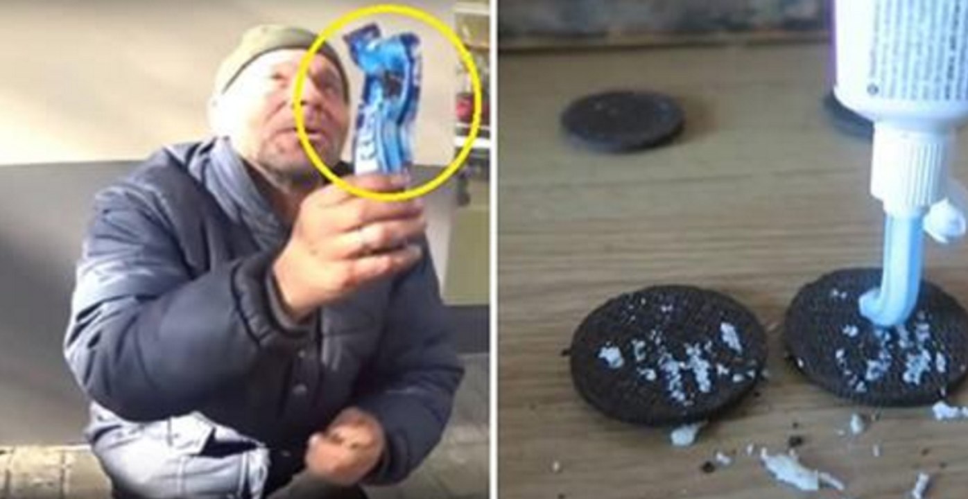 Garoto Oferece Bolacha A Mendigo Faminto. Mas O Recheio Havia Sido Trocado Por ‘Brincadeira’!