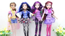 Play Doh Fairy Descendants Doll Mal Evie Audrey Jane Inspired Costumes