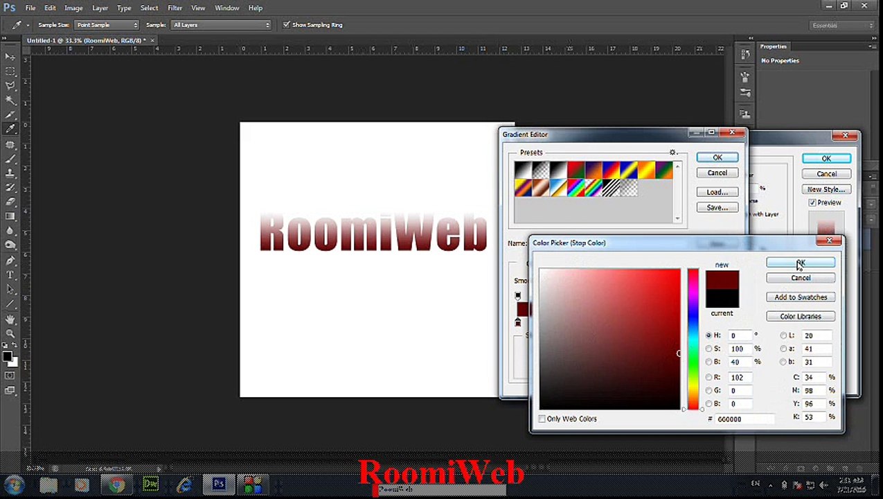 Photoshop Cs6 Tutorial Lesson 7 Gradient Tool-SD