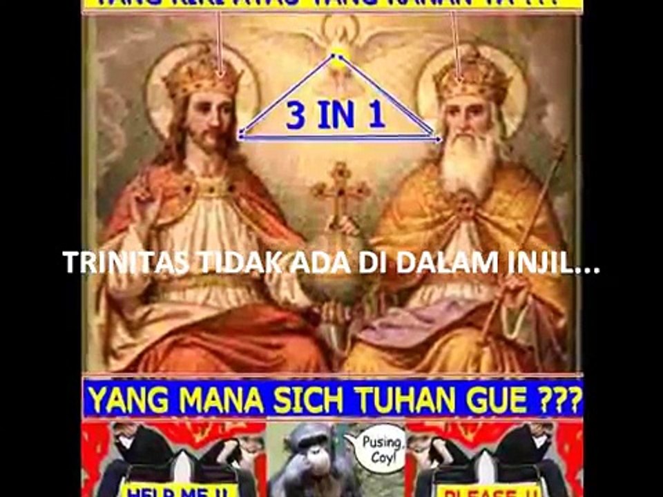 Fakta ! TRINITAS TIDAK ADA DALAM INJIL : "Inilah Sejarah Trinitas Yang Sengaja Disembunyikan Gereja !"