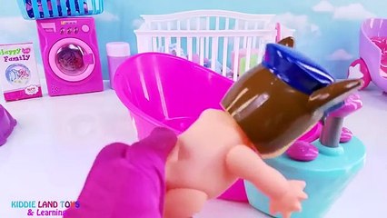 Paw Patrol Baby Doll Bath Paint Bath Time Potty Training Bedtime Fun Learn Colors Pretend Play Video