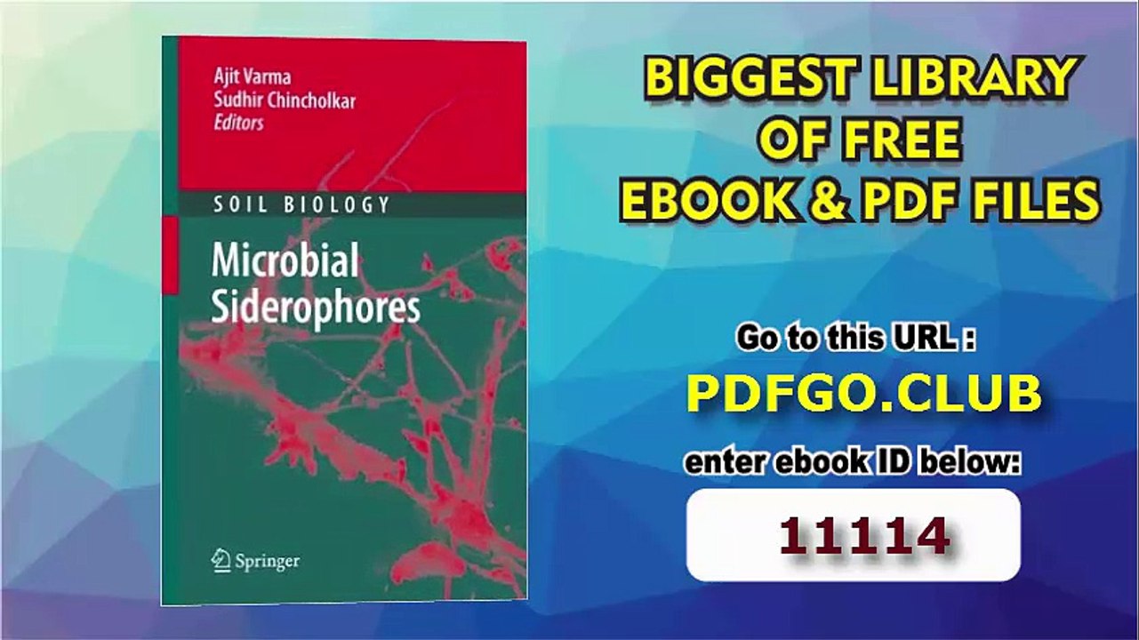 Microbial Siderophores (Soil Biology)