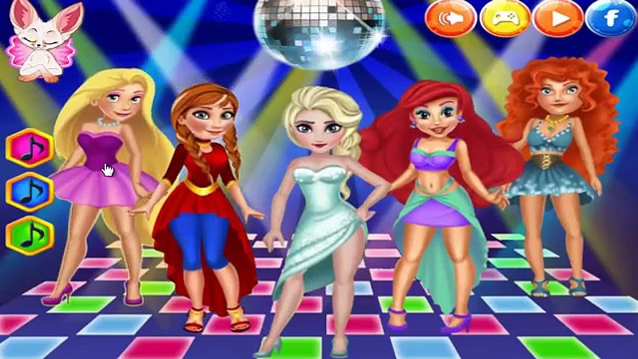 Dancing Disney Princesses - Cartoon Princess Video Games For Girls