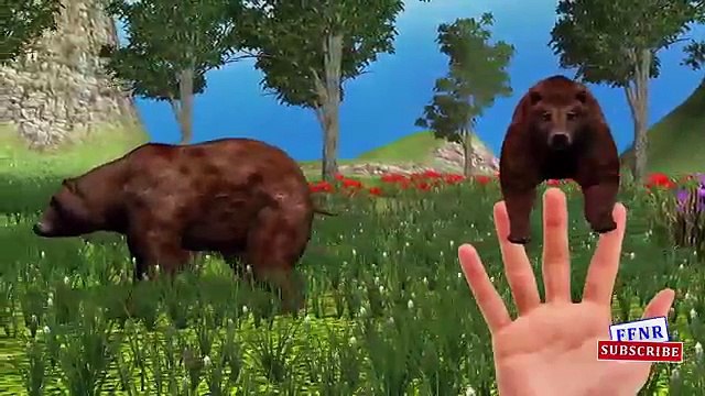 Wild Animals Daddy Finger family Song - Superheroes Finger Family Nursery Rhymes for Kids