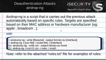 Rule Based Deauthentication using airdrop-ng - Creating a rules file
