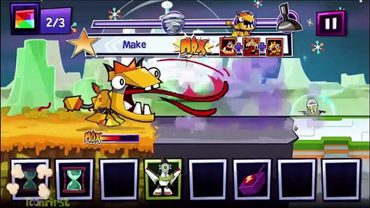 Mixels Rush: Orbiton Land Orbiton Max All Levels - Cartoon Network Games