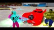 Spiderman Colors & Batman Cars w/ Frozen Elsa & Hulk Superheroes Nursery Rhymes Kids Songs
