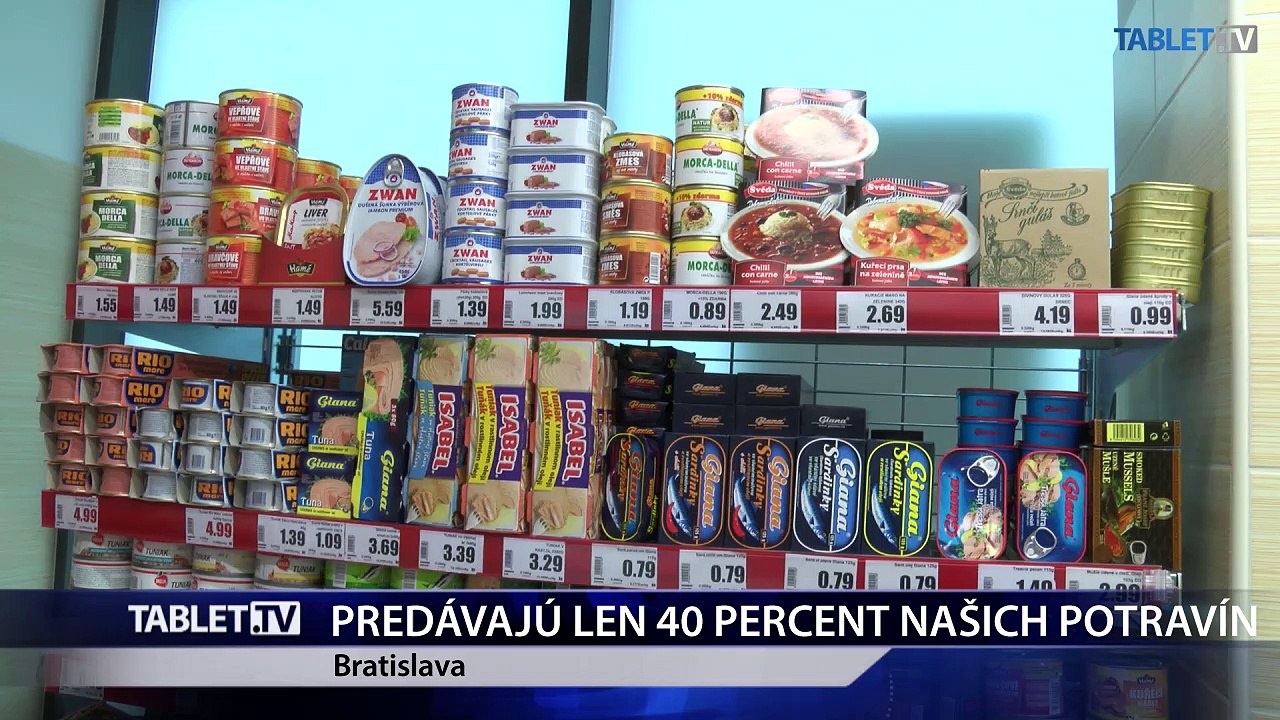 Tieto slovenské výrobky sú v obchodoch najčastejšie
