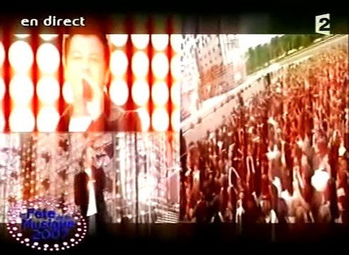 2007/06/21 Cabrel : La Dame de Hte Savoie par Christophe Maé (Fete de la musique-F2)