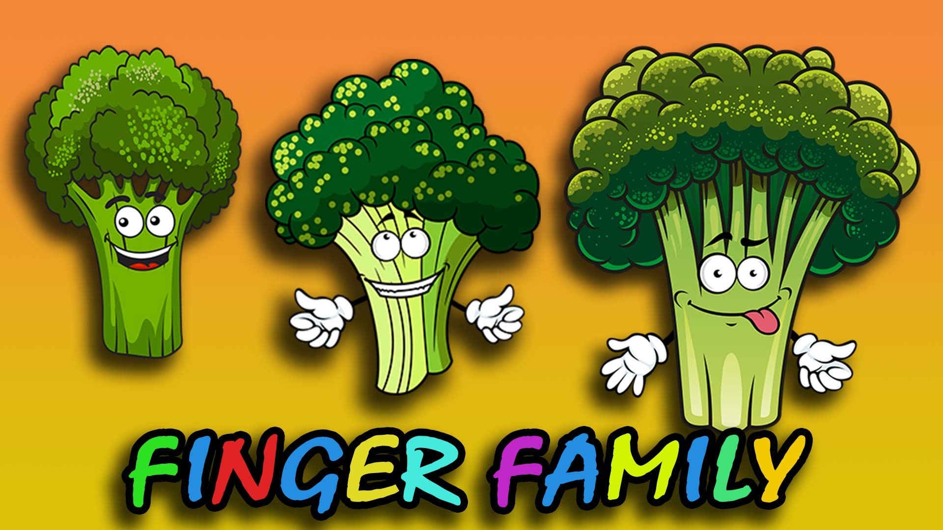 BROCCOLI Finger Family-sara kids