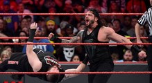 Roman Reigns Vs Kevin Owens & Chris Jericho At WWE Raw