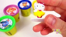 Paw Patrol Play Doh Surprise Eggs Toys Marvel Avengers Lego MLP Hello Kitty Spongebob