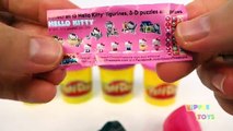 Hello Kitty Surprise Eggs Play Doh Kinder Surprise Toys MLP Peppa Pig Spongebob Thomas