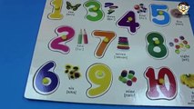 Learn To Count - Learn Numbers For Children Toddlers Learn To Count 1 to 10 Wooden Numbers Toy