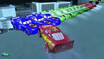 Wheels on the bus Disney Pixar Cars SPONGEBOB COLORS Lightning McQueen Finger Family Songs
