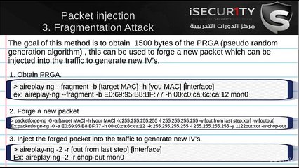 WEP Cracking - Fragmentation Attack