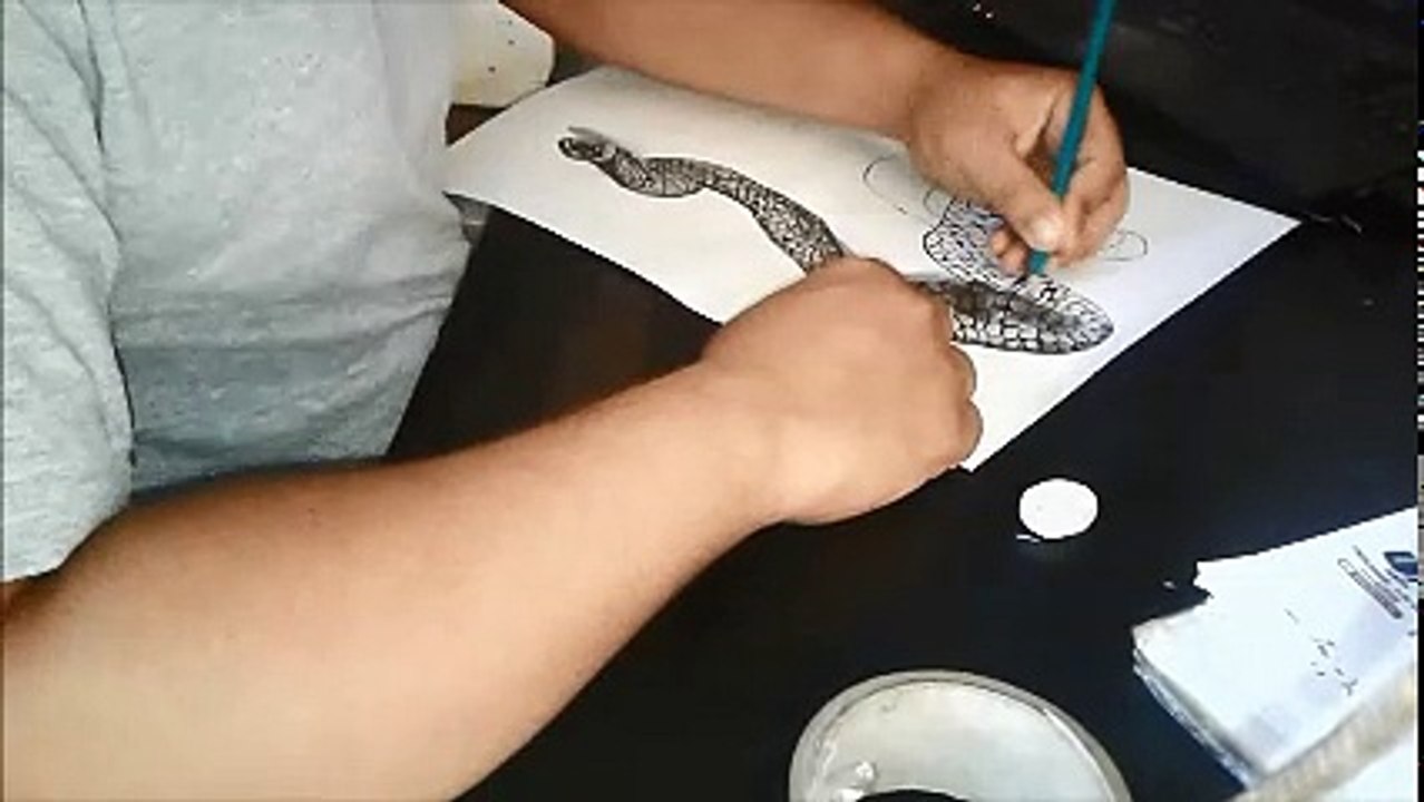 DESENHANDO COBRA 3D