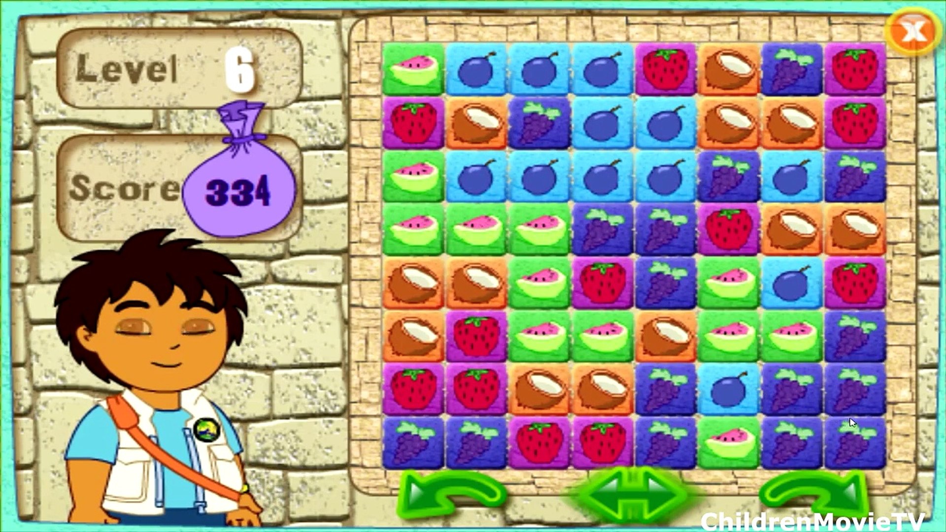 Игра Диего Пазл Пирамида для маленького ребенка детей в HD видео-ГОУ Диего, ГОУ!