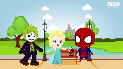 Spiderman and Elsa Nursery Rhymes Superhero New Episodes Compilation #13