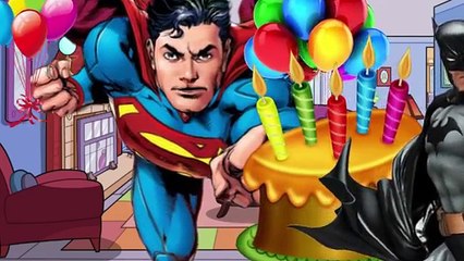 batman vs superman happy birthday song | kids songs nursery rhymes