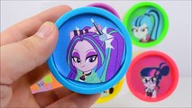 My Little Pony Equestria Girls Play Doh Dazzlings MLP Shopkins Surprise Egg and Toy Collector SETC