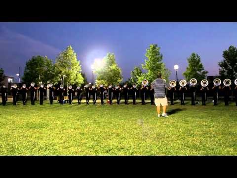 Marching Band Warms Up Ahead of Championships