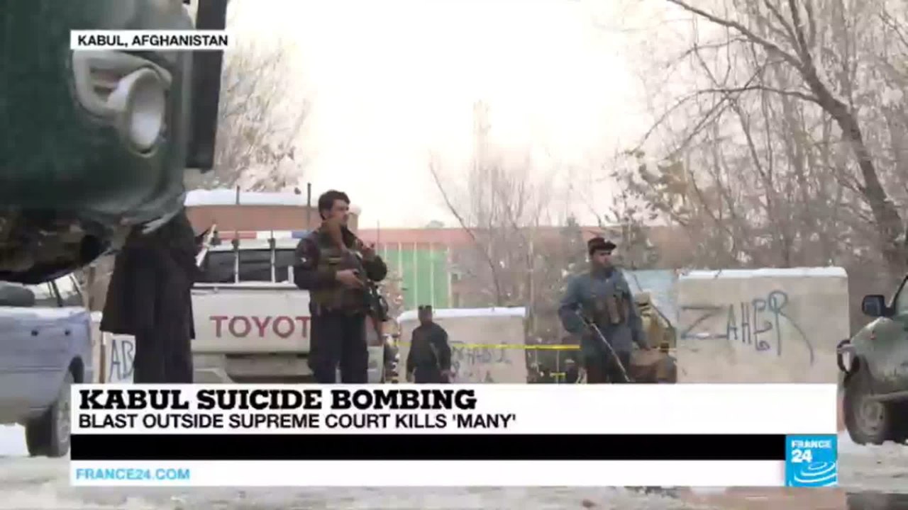 Afghanistan: Suicide bombing outside Kabul Supreme Court kills at least 20