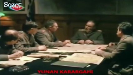 Büyük Taarruz sırasında fonda İzmir Marşı'na böyle yer verilmişti.