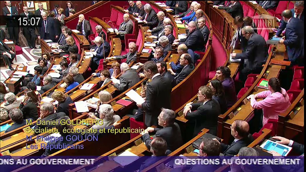 Question de Daniel Goldberg au ministre de l'Intérieur le 7 février 2017 sur l'interpellation d'un jeune par la police à Aulnay-sous-Bois