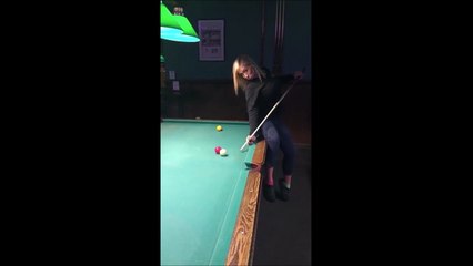 La reine du billard... Ah non en fait!!! FAIL