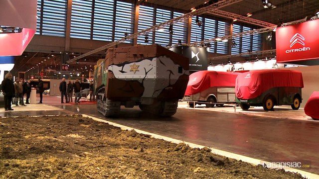 Rétromobile 2017 - Les chars d'assaut de la Première guerre mondiale