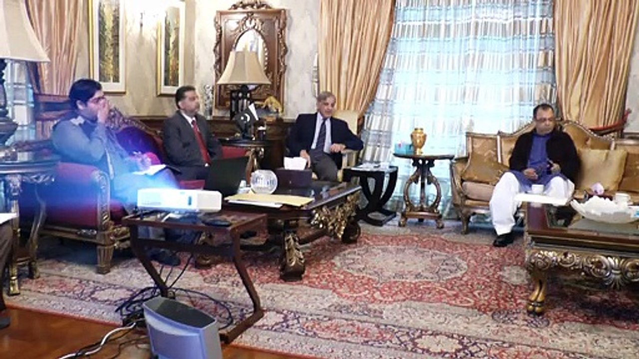 CM Punjab Meeting with Secretary Information and Zaim Qadri 9 12 15