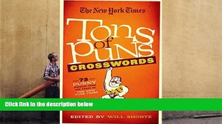 Audiobook  The New York Times Tons of Puns Crosswords: 75 Punny Puzzles from the Pages of The New