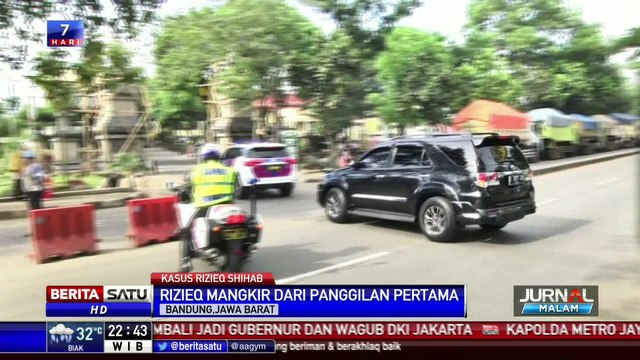 Polda Jabar Layangkan Panggilan Kedua Rizieq Shihab