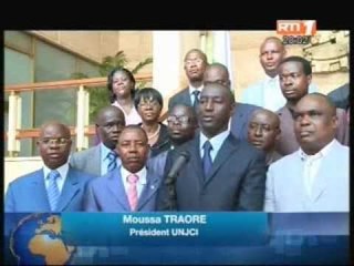 Le Président OUATTARA, a reçu l'UNJCI et l'Association Professionnelle des Banques