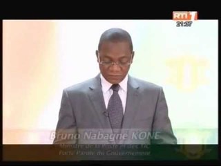 Communiqué du conseil des ministres du 11 Juillet 2012