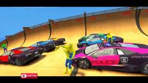 COLORS CARS POLICE LAMBORGHINI & COLORS SPIDERMAN & Nursery Rhymes Songs for Children