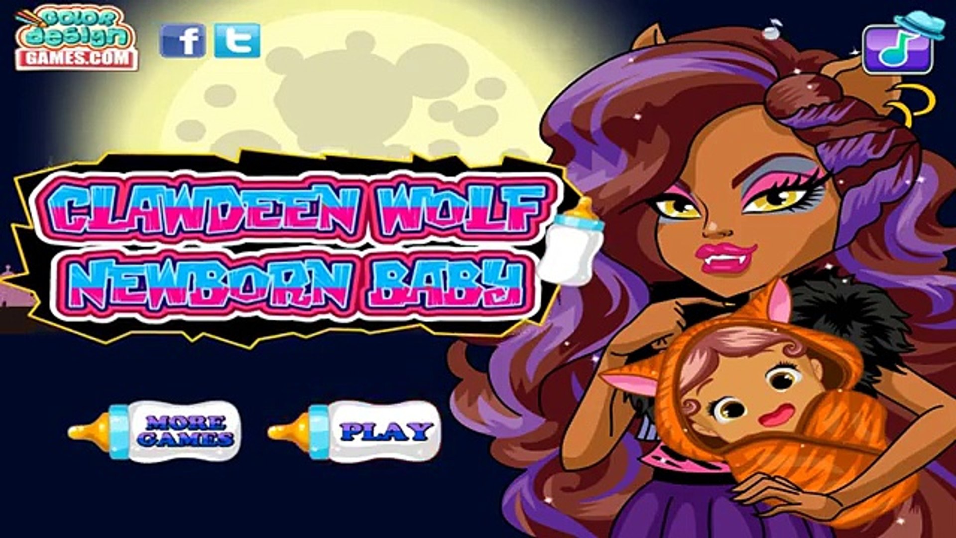 monster high baby games