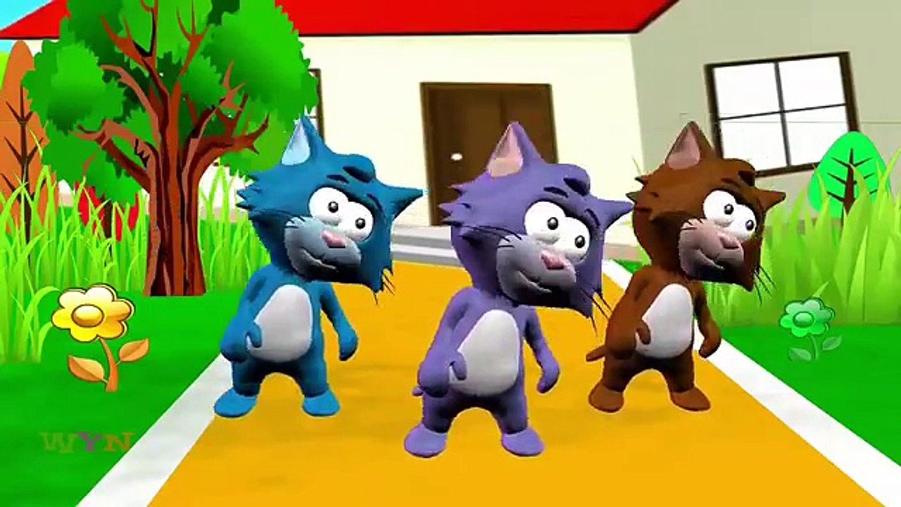 Three Little Kittens Lost Their Mittens Nursery Rhyme With Lyrics