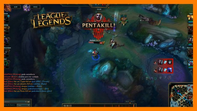 PENTA KILL - EKKO S7 (League of Legends) PT-BR