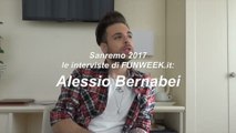 Sanremo 2017, Alessio Bernabei Nel mezzo di un applauso: non c'è due senza tre